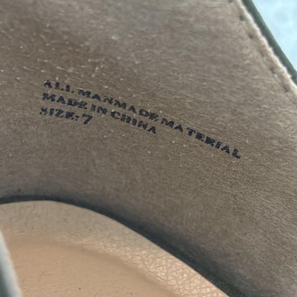 🏠Restricted Open Toe Heel | Olive | Size 7 - Picture 11 of 12